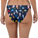 Big Set Cute Astronauts Space Planets Stars Aliens Rockets Ufo Constellations Satellite Moon Rover V Band Bikini Bottoms View2