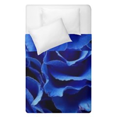 Blue Roses Flowers Plant Romance Blossom Bloom Nature Flora Petals Duvet Cover Double Side (single Size) by Bedest