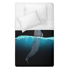 Dolphin Moon Water Duvet Cover (single Size) by Ndabl3x