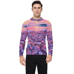 Sea Beach Water Sunset Ocean Men s Long Sleeve Rash Guard by Ndabl3x