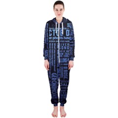 Doctor Who Tardis Hooded Jumpsuit (ladies)