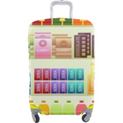 Supermarket Shelf Products Snacks Luggage Cover (large) by Cendanart