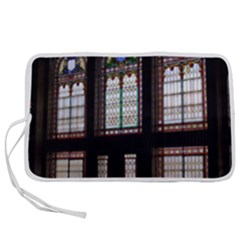 Stained Glass Window Krotoszyn Pen Storage Case (m) by Cendanart
