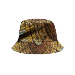 Barcelona Glass Window Stained Glass Bucket Hat (kids) by Cendanart