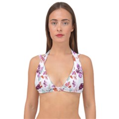 Flawer Double Strap Halter Bikini Top