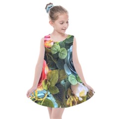 Flower Roses Kids  Summer Dress