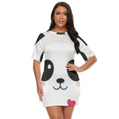 Cute Panda Love Animal Just Threw It On Dress