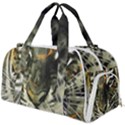 Angry Tiger Animal Broken Glasses Burner Gym Duffel Bag View1