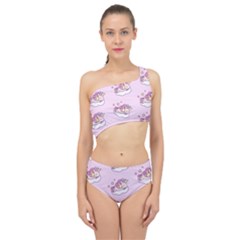 Unicorn Clouds Colorful Cute Pattern Sleepy Spliced Up Two Piece Swimsuit by Grandong