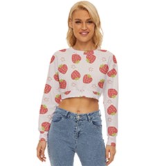 Strawberries Pattern Design Lightweight Long Sleeve Sweatshirt by Grandong