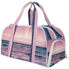 Sunset Ocean Beach Catcher Dream Evening Night Sunset Burner Gym Duffel Bag by Cemarart