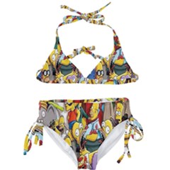 The Simpsons, Cartoon, Crazy, Dope Kids  Classic Bikini Set by nateshop