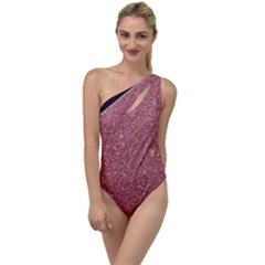 Abstract, Edge Style, Pink, Purple, To One Side Swimsuit by nateshop