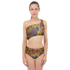 Pattern, Abstract Pattern, Colorful, Spliced Up Two Piece Swimsuit by nateshop