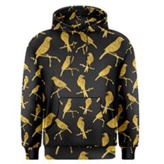 Background With Golden Birds Men s Core Hoodie