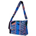 Fantasy City Architecture Building Cityscape Full Print Messenger Bag (M) View1