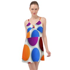 Abstract Dots Colorful Summer Time Chiffon Dress by nateshop