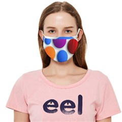 Abstract Dots Colorful Cloth Face Mask (adult)