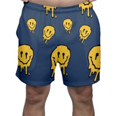 Aesthetic, Blue, Mr, Patterns, Yellow, Tumblr, Hello, Dark Men s Shorts by nateshop