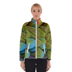 Parrot Feathers Texture Feathers Backgrounds Women s Bomber Jacket by nateshop