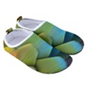 Parrot Feathers Texture Feathers Backgrounds Men s Sock-Style Water Shoes View3