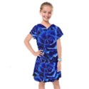 Blue Roses Flowers Plant Romance Blossom Bloom Nature Flora Petals Kids  Drop Waist Dress View1