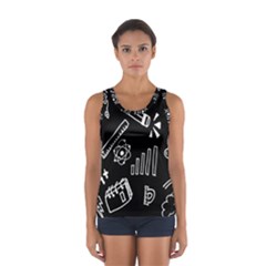 Knowledge Drawing Education Science Sport Tank Top 