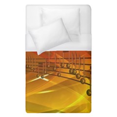 Music Notes Melody Note Sound Duvet Cover (single Size) by Proyonanggan