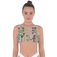 Egyptian Man Artifact Royal Bandaged Up Bikini Top by Proyonanggan