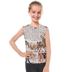 Ancient Egyptian Art Egypt Kids  Mesh Tank Top by Proyonanggan