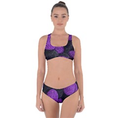 Berry,raspberry, Plus, One Criss Cross Bikini Set by nateshop