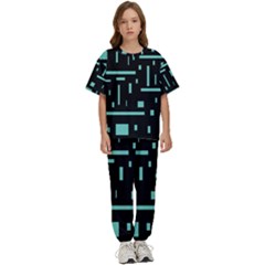 Rectangles, Cubes, Forma Kids  T-shirt And Pants Sports Set by nateshop