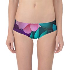 Flowers, Mate, Pink, Purple, Stock Wall Classic Bikini Bottoms by nateshop