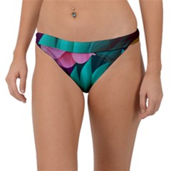 Flowers, Mate, Pink, Purple, Stock Wall Band Bikini Bottoms by nateshop