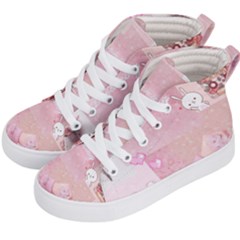 Pink Aesthetic, Clouds, Cute, Glitter, Hello Kitty, Pastel, Soft Kids  Hi-top Skate Sneakers