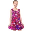 Pink Glitter, Cute, Girly, Glitter, Pink, Purple, Sparkle Kids  Cross Back Dress View1