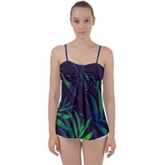 Tree Leaves Babydoll Tankini Top by nateshop