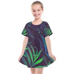 Tree Leaves Kids  Smock Dress