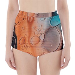 Water Screen High-waisted Bikini Bottoms by nateshop