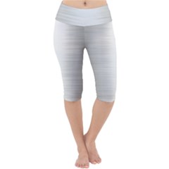 Aluminum Textures, Polished Metal Plate Lightweight Velour Cropped Yoga Leggings by nateshop