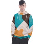 Retro Colored Abstraction Background, Creative Retro Men s Pullover Hoodie