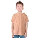 Peach Fuzz 2024 Kids  Cotton T-Shirt View1