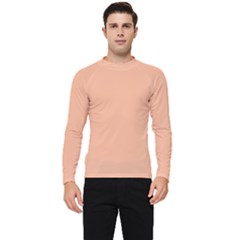 Peach Fuzz 2024 Men s Long Sleeve Rash Guard by dressshop