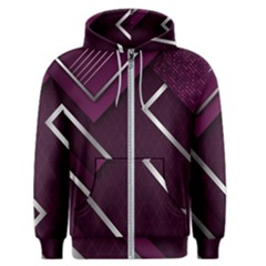 Purple Abstract Background, Luxury Purple Background Men s Zipper Hoodie