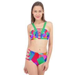 Colors, Color Cage Up Bikini Set by nateshop