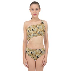 Doge, Memes, Pattern Spliced Up Two Piece Swimsuit by nateshop