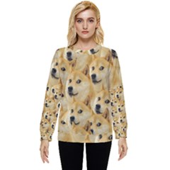 Doge, Memes, Pattern Hidden Pocket Sweatshirt by nateshop