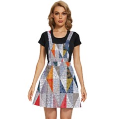 Mosaic, Colorful, Rhombuses, Pattern, Geometry Apron Dress