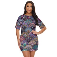 Texture, Pattern, Abstract Just Threw It On Dress
