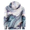 Marble Abstract White Pink Dark Men s Zipper Hoodie View2